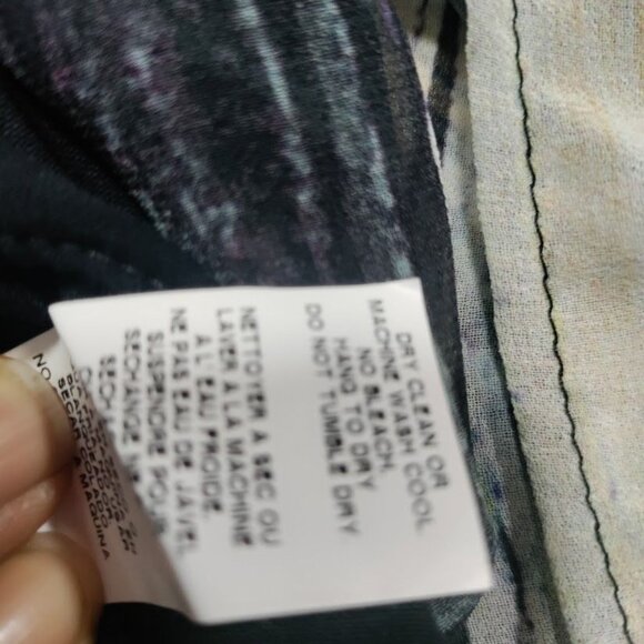 Karen Kane Blue Lagenlook Artsey Boho Whimsy Blue Earthy Hi Low S-M - Picture 13 of 14